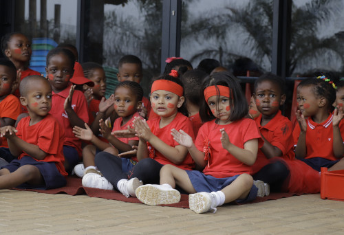 Collaborative art project, Ridgeway ECD Centre