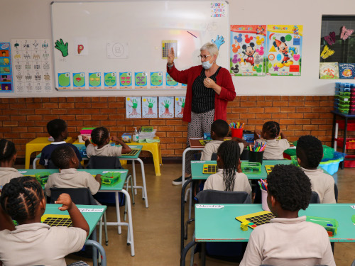 ECD classroom at Ridgeway College, Limpopo